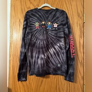 Grizzly Long Sleeve Tie Dye Tee - NWOT - Size M
